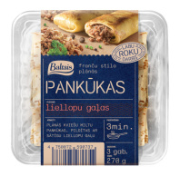 Pankūkas. Ar Liellopu gaļu