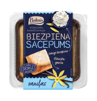 Sacepums biezpiena,Vaniļas 