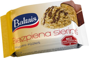 Baltais biezpiena sieriņš. Skudru pūznis.