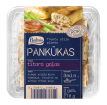 Pankūkas. Tītara gaļas