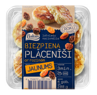 Biezpiena plācenīši ar rozīnēm 200g